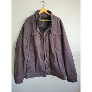 Mens Chore Jacket Coat Size XL Winter Coat Full Zip Lined Inside Pockets